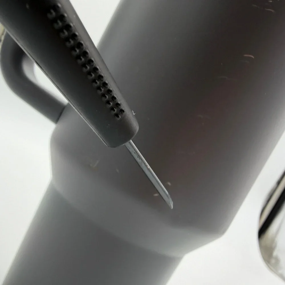Stanley Quencher H2.0 FlowState Tumbler 40oz Black with Sage Accents Stainless - Picture 8 of 9